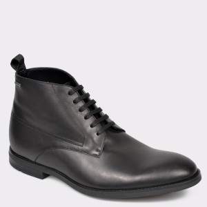 Ghete CLARKS negre, Ronnie Up GTX, din piele naturala