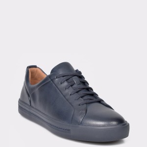 Pantofi CLARKS bleumarin, UNMAULA, din piele naturala