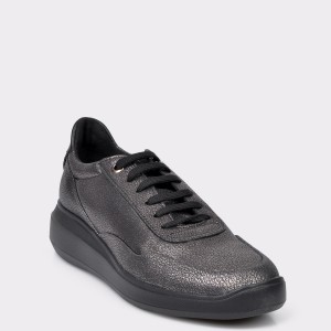 Pantofi sport GEOX gri, D84APA, din piele naturala