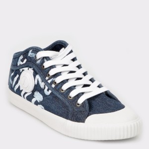 Pantofi sport PEPE JEANS albastrii, Ms30548, din material textil