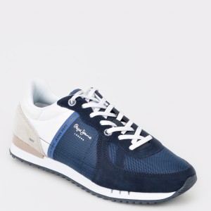 Pantofi sport PEPE JEANS bleumarin, Ms30508, din material textil