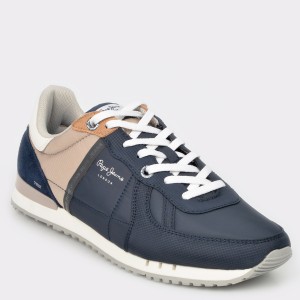 Pantofi sport PEPE JEANS bleumarin, Ms30509, din material textil