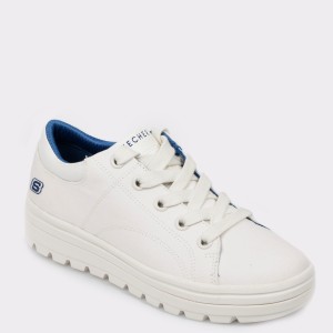 Pantofi sport SKECHERS albi, 74100, din material textil