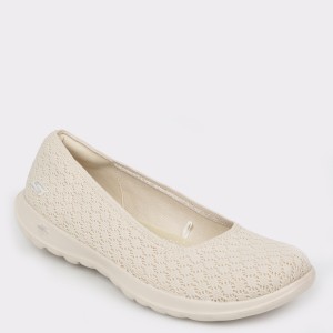 Espadrile SKECHERS crem, 15386, din material textil