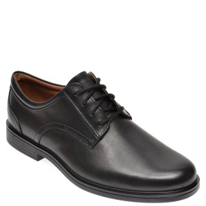 Pantofi CLARKS negri, Un Aldric Lace, din piele naturala