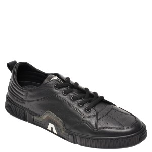 Pantofi OTTER negri, 72404, din piele naturala