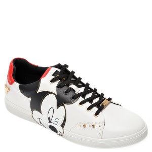Pantofi sport ALDO albi, Cool-Mickey100, din piele ecologica