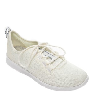 Pantofi sport CLARKS albi, Step Allena Go, din material textil