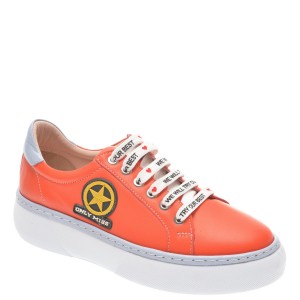 Pantofi sport FLAVIA PASSINI portocalii, 826408, din piele naturala
