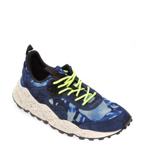 Pantofi sport FLOWER MOUNTAIN albastri, 2014764, din material textil si piele intoarsa