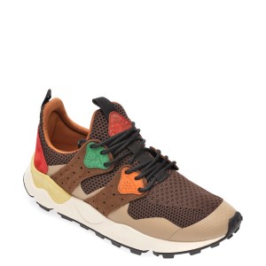 Pantofi sport FLOWER MOUNTAIN maro, 2014760, din material textil