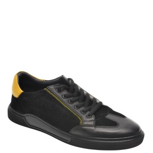 Pantofi sport OTTER negri, 48702, din piele naturala