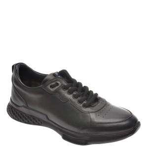 Pantofi sport OTTER negri, 70401, din piele naturala