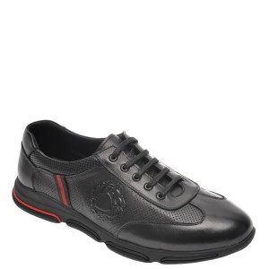 Pantofi sport OTTER negri, B018441, din piele naturala