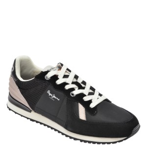 Pantofi sport PEPE JEANS negri, MS30621, din material textil