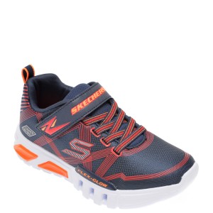 Pantofi sport SKECHERS bleumarin, Flex-Glow, din material textil