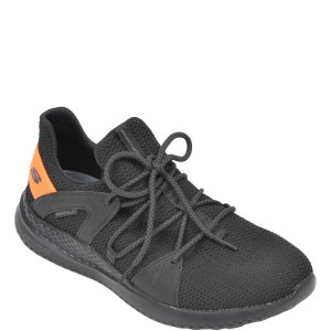 Pantofi sport SKECHERS negri, Materam Strongland, din material textil