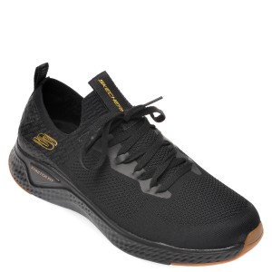 Pantofi sport SKECHERS negri, Solar Fuse, din material textil