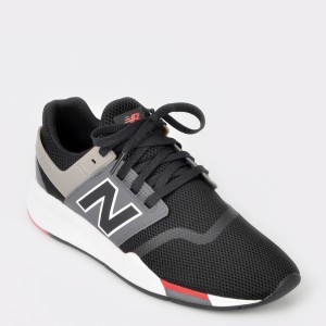 Pantofi sport NEW BALANCE negri, Ms247, din piele ecologica
