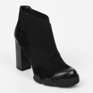 Botine EPICA negre, 2583205, din nabuc