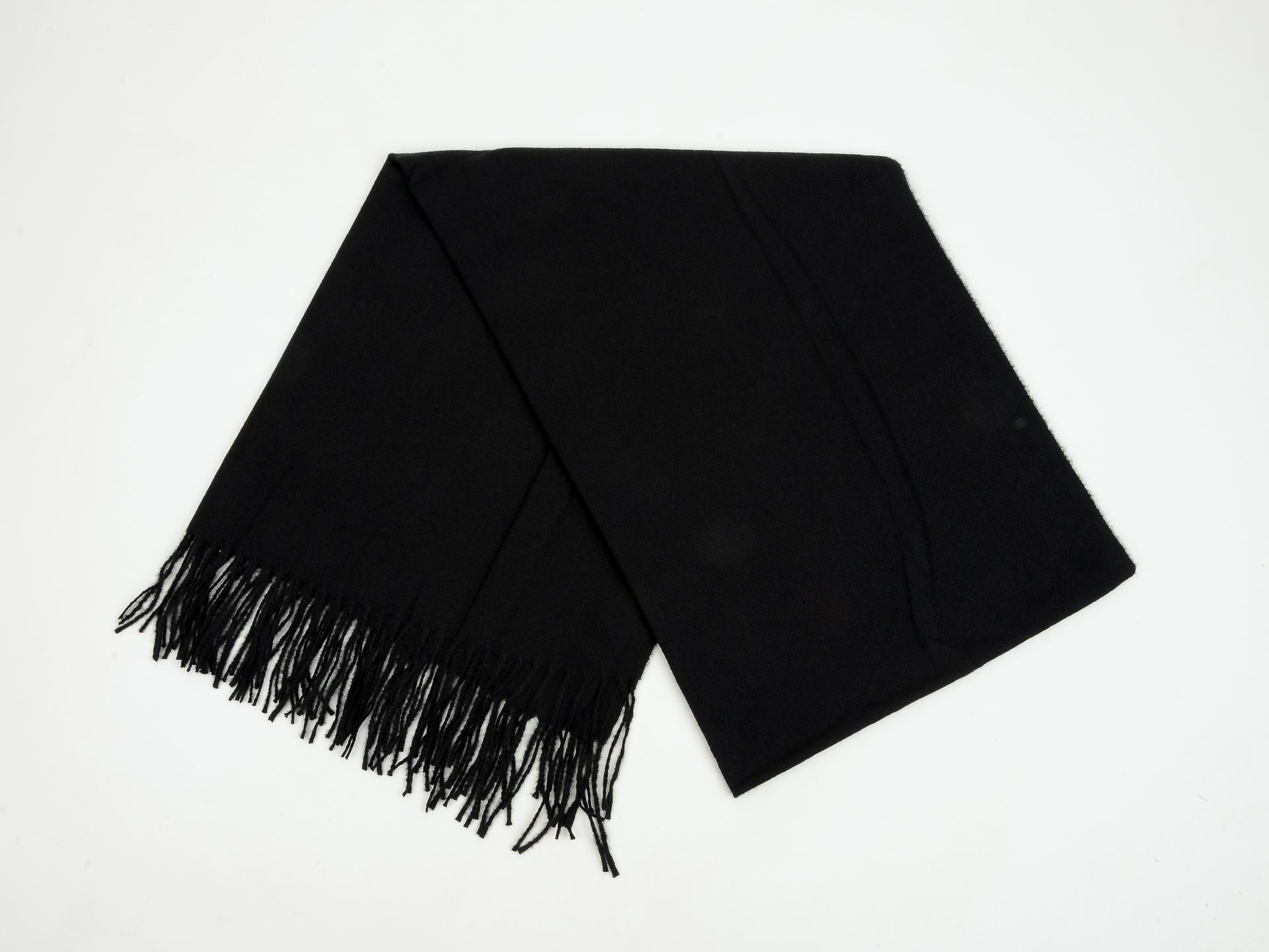 Esarfa KLOP neagra, F676, din material textil