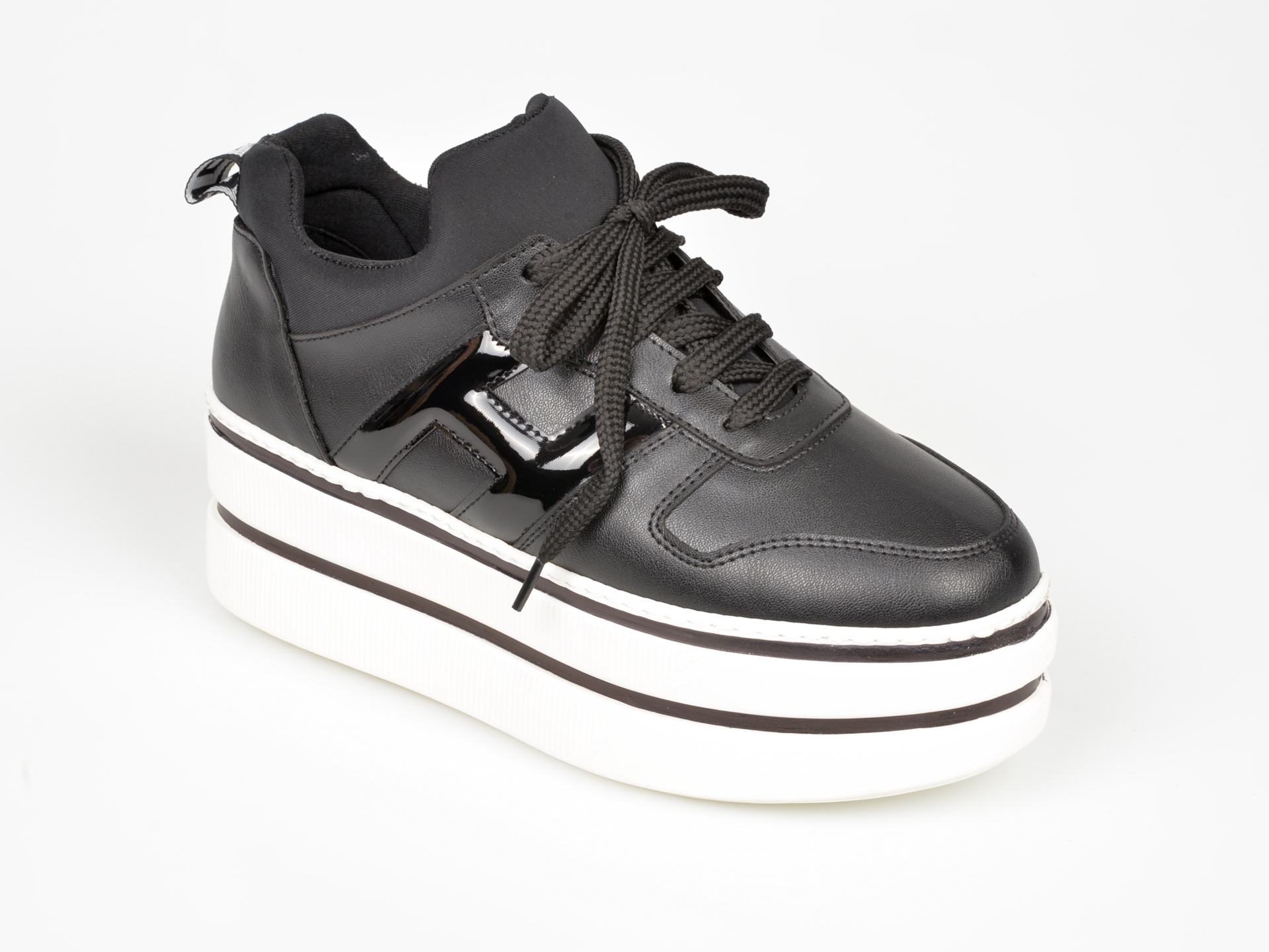 Pantofi sport GRYXX negri, Mo1064, din piele ecologica
