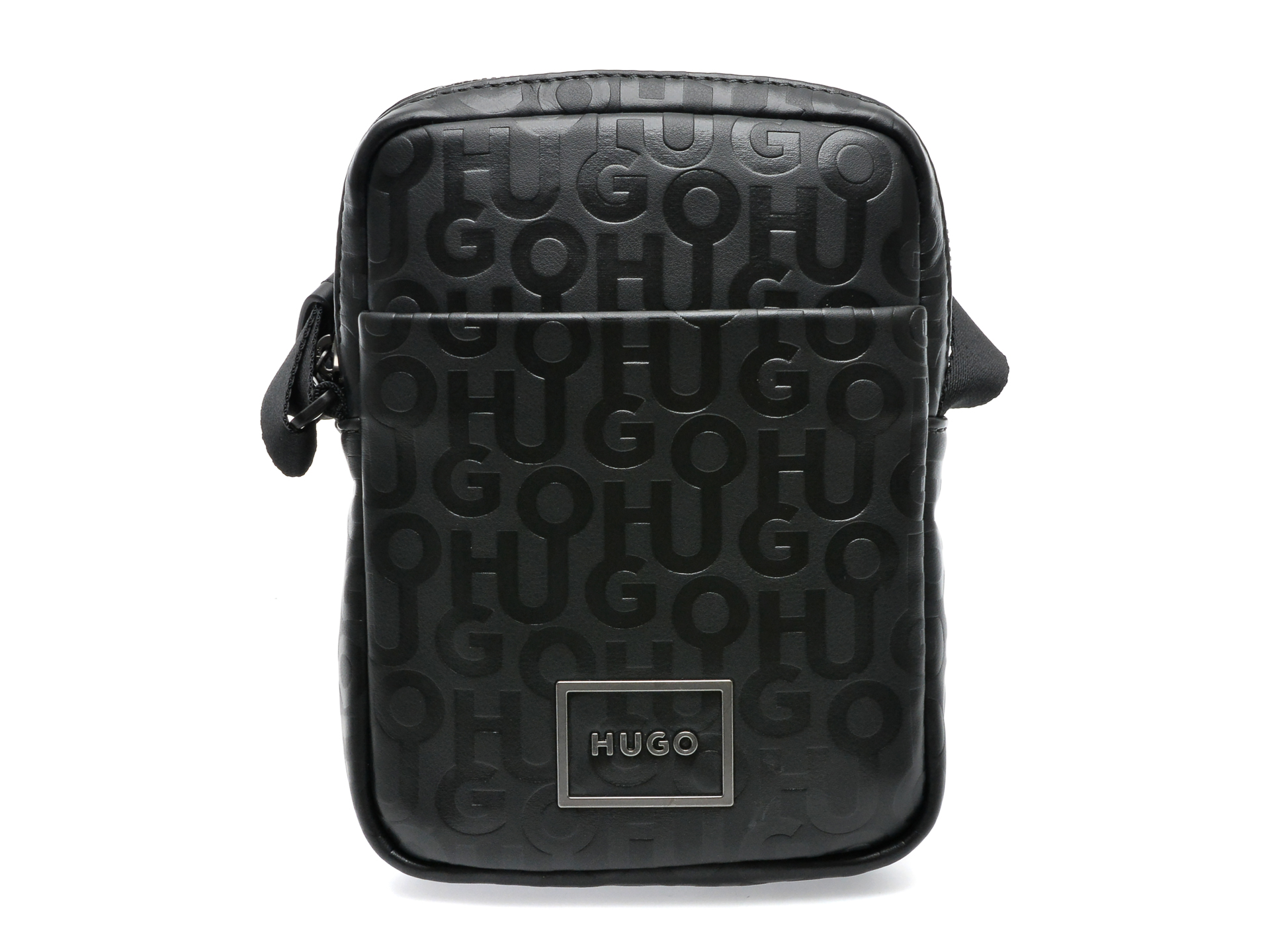 Borseta HUGO BOSS neagra, 8505, din piele ecologica Hugo Boss