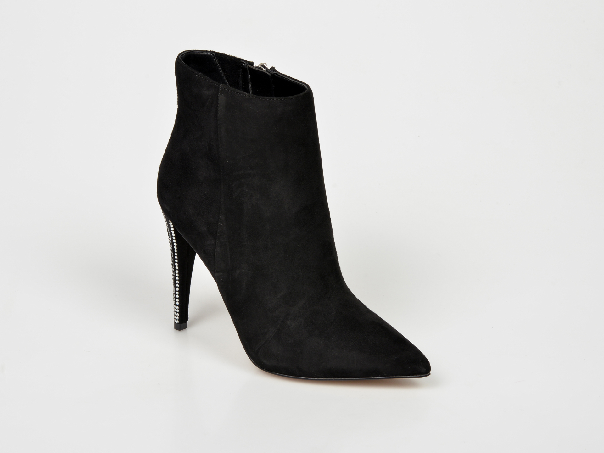 Botine ALDO negre, Kaity001 , din piele intoarsa