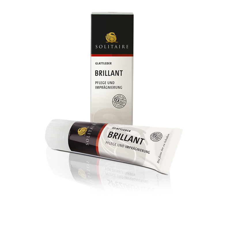 Crema Brillant albastra pentru pantofi