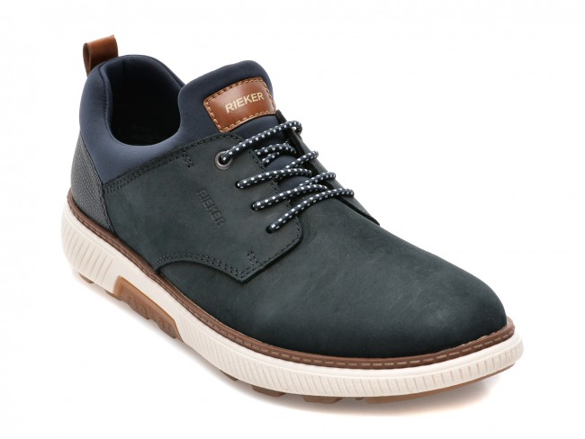 partner Credential Foresee Pantofi RIEKER bleumarin, B3360, din piele naturala | TEZYO.ro