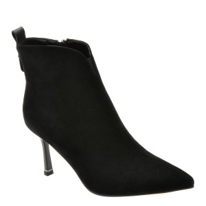 Botine elegante ALDO negre, JY50004, din piele intoarsa, dama