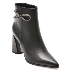 Botine elegante EPICA negre, 4C2302, din piele naturala, dama