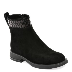 Ghete casual ALDO negre, K350063, din piele intoarsa, dama