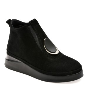 Ghete casual EPICA negre, 1776037, din piele intoarsa, dama