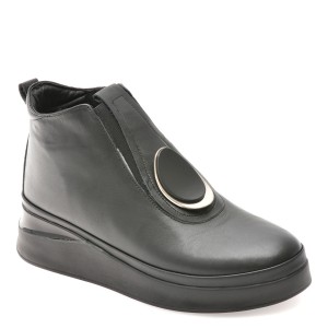 Ghete casual EPICA negre, 1776037, din piele naturala, dama