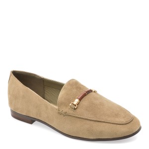 Mocasini casual ALDO bej, 13806087, din piele intoarsa, dama