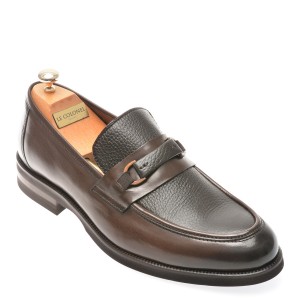 Mocasini eleganti LE COLONEL maro, 63933, din piele naturala, barbat