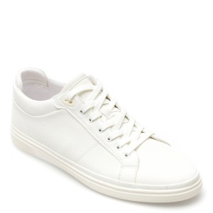 Pantofi ALDO albi, FINESPEC110, din piele ecologica, barbat