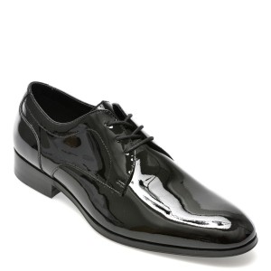 Pantofi ALDO negri, KINGSLEY004, din piele naturala lacuita, barbat