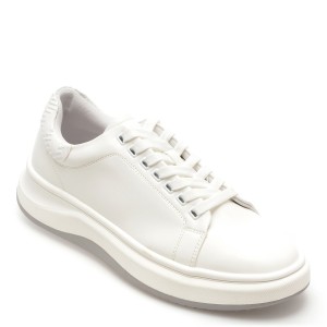 Pantofi casual ALDO albi, 13555892, din piele ecologica, barbat