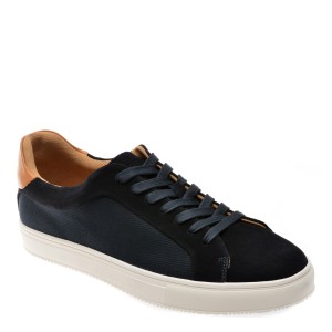 Pantofi casual ALDO bleumarin, 13750433, din material textil si piele intoarsa, barbat