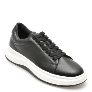 Pantofi casual ALDO negri, 13555894, din piele ecologica, barbat