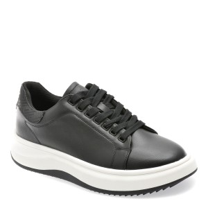 Pantofi casual ALDO negri, 13555894, din piele ecologica, barbat