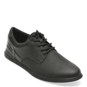 Pantofi casual ALDO negri, 13665159, din piele ecologica, barbat