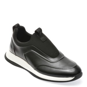 Pantofi casual ALDO negri, 13750383, din piele ecologica, barbat