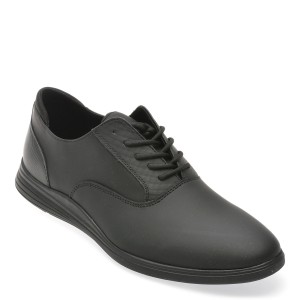 Pantofi casual ALDO negri, 13814252, din piele ecologica, barbat