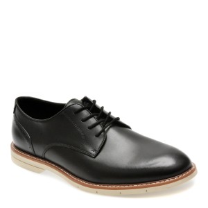 Pantofi casual ALDO negri, FARO0011, din piele naturala, barbat