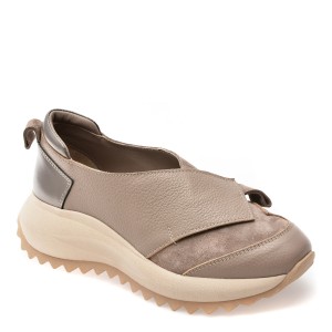 Pantofi casual EPICA gri, 2267916, din piele naturala, dama