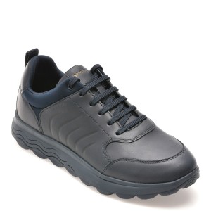 Pantofi casual GEOX bleumarin, U46BYB, din piele naturala, barbat