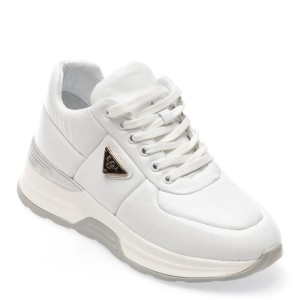 Pantofi casual GRYXX albi, 1A83, din piele naturala, dama